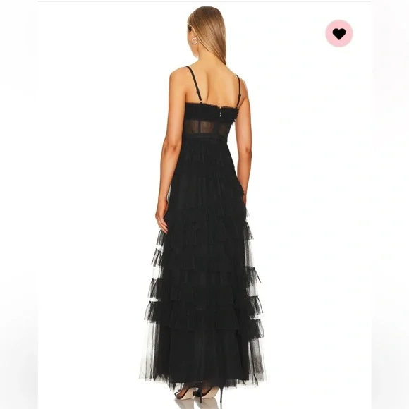 BCBG Long Evening Dress in Black